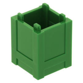 61780 Green Container, Box 2 x 2 x 2 - Top Opening