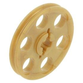4185 Pearl Gold Technic Wedge Belt Wheel (Pulley)