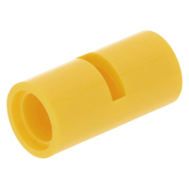 62462 / 29219 Yellow Technic, Pin Connector Round 2L with Slot (Pin Joiner Round)