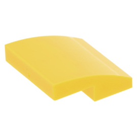 15068 Yellow Slope, Curved 2 x 2 No Studs