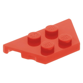 51739 Red Wedge, Plate 2 x 4