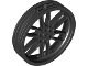 88517 Black Wheel 75mm D. x 17mm Motorcycle