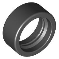 50951 Black Tire 14mm D. x 6mm Solid Smooth