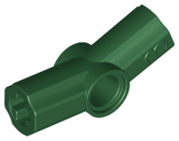 32016 / 42128 Dark Green Technic, Axle and Pin Connector Angled #3 - 157.5 degrees