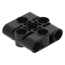 39793 Black Technic, Pin Connector Block, Liftarm 1 x 3 x 3