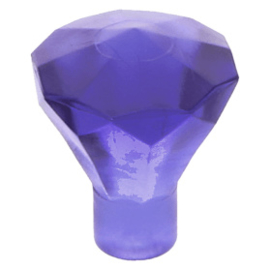30153 Trans-Purple Rock 1 x 1 Jewel 24 Facet