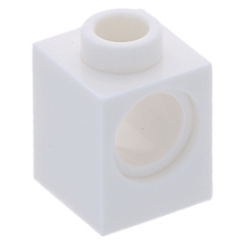 6541 Technic Brick 1 x 1 with Hole white