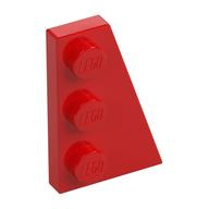 43722 Red Wedge, Plate 3 x 2 Right