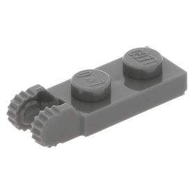 REDDISH BROWN x 6 44302 Hinge Plate 1x2 Locking 2 Fingers On End LEGO B160