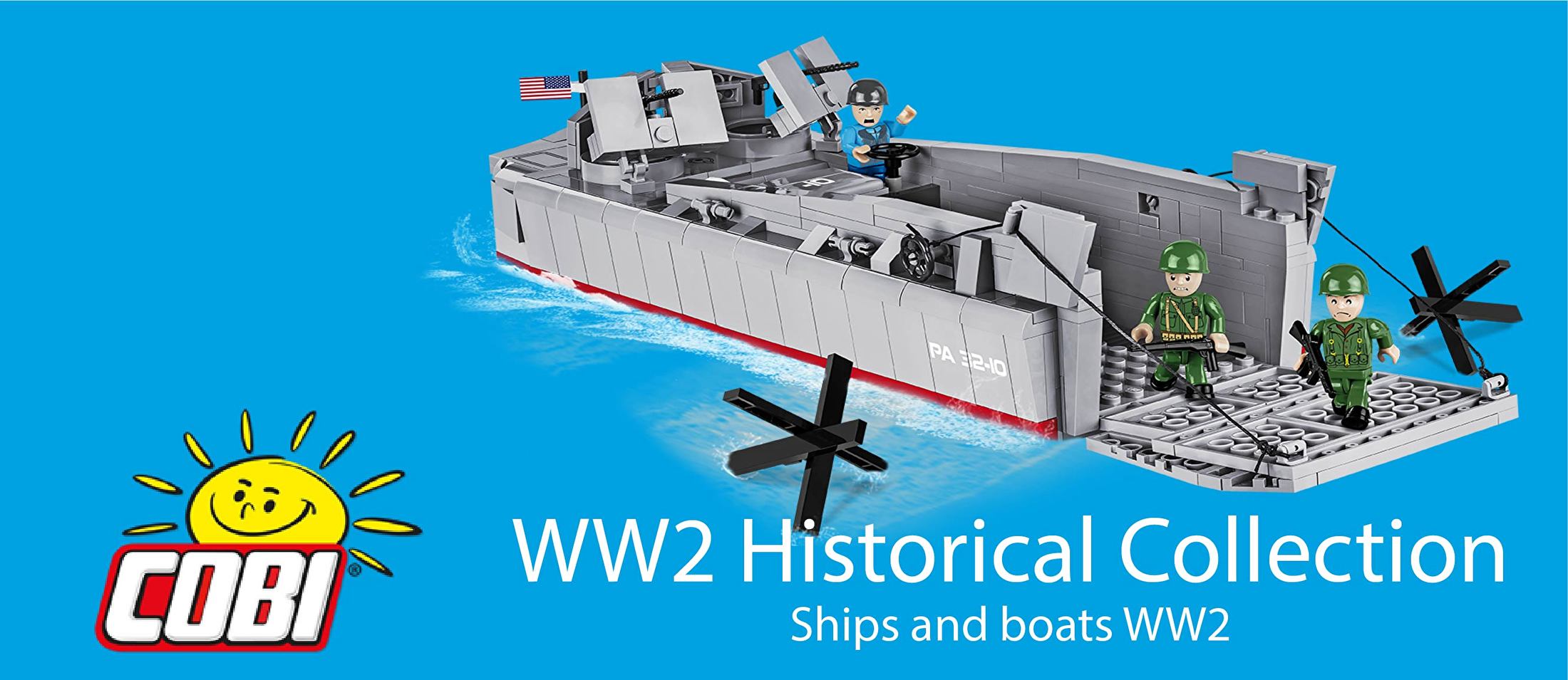 Cobi Header WW2 Ships and boats