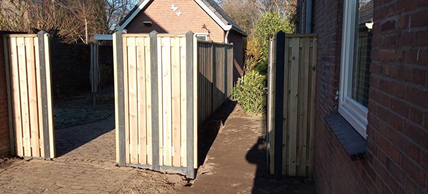 Aandacht Huis & Tuin Montageservice - Dubbele Poort Geimpregneerd Grenen