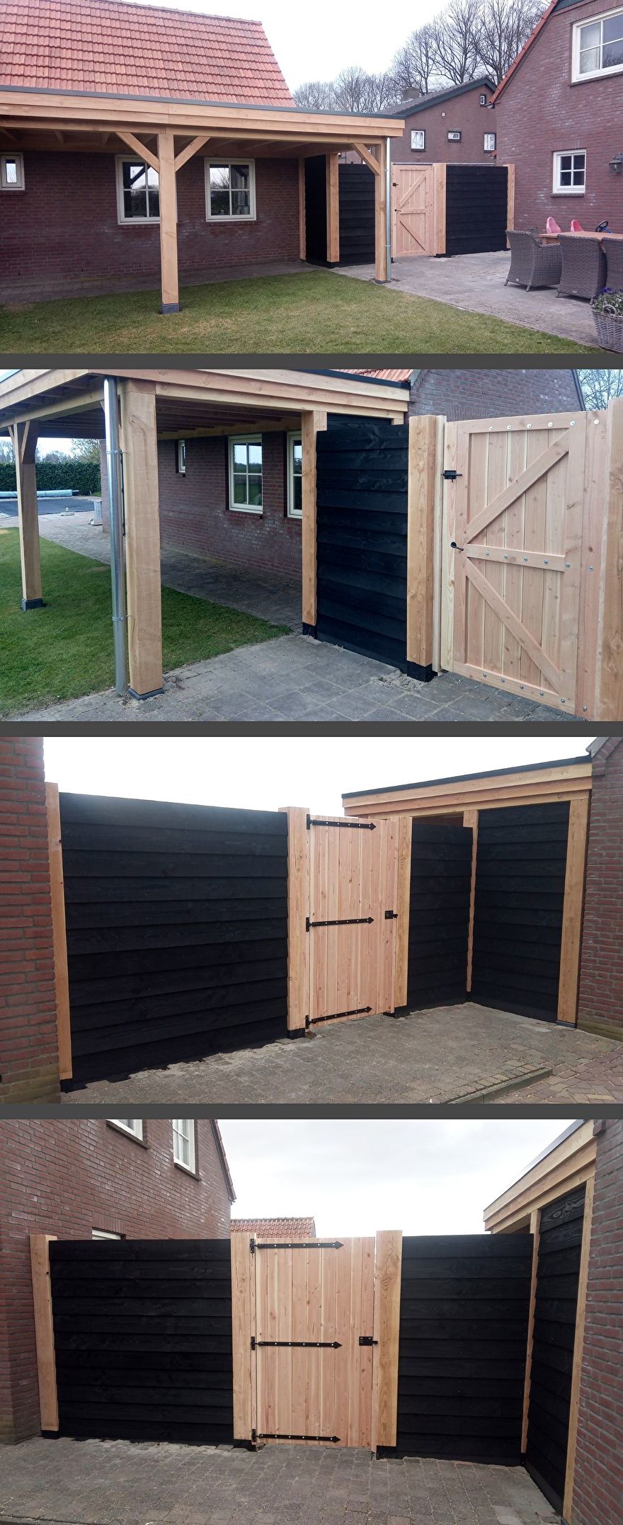 Aandacht Huis & Tuin Montageservice - Potdeksel Schutting met Poort