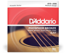 D'Addario EJ17 - Phosphor Bronze .013-.056