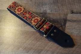 Bluebird Vintage Custom - Royal Red & Beige Gold  Floral