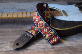 Bluebird Vintage Custom - Red & Golden Yellow Diamond