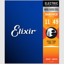 Elixir EL-12102 Nanoweb 11/49 Electric Coated