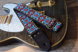 Bluebird Vintage Custom - Turquoise & Bordeaux Diamond
