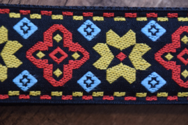 Bluebird Vintage Custom - Yellow & Red Retro Hippie