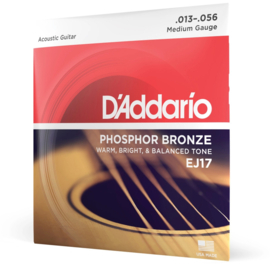 D'Addario EJ17 - Phosphor Bronze .013-.056