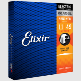 Elixir EL-12102 Nanoweb 11/49 Electric Coated