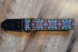 Bluebird Vintage Custom - Turquoise & Bordeaux Diamond