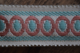 Bluebird Vintage Series - UK Pink & Aqua Circle