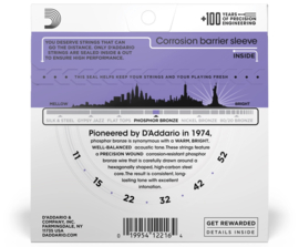D'Addario EJ26 - Phosphor Bronze .011-.052
