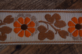 Bluebird Vintage Series - Brown & Orange Floral