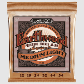 Ernie Ball 2148 Earthwood Phosphor Bronze Medium Light 12/54