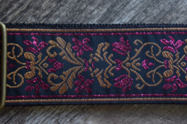 Bluebird Modern Series - Bordeaux Red Gold Floral