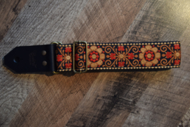Bluebird Vintage Custom - Royal Red & Beige Gold  Floral