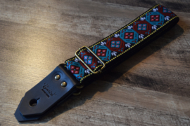 Bluebird Vintage Custom - Turquoise & Bordeaux Diamond