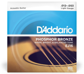 D'Addario EJ16 - Phosphor Bronze .012-.053