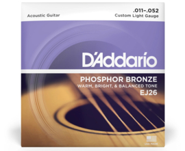 D'Addario EJ26 - Phosphor Bronze .011-.052
