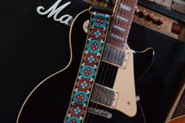 Bluebird Vintage Custom - Turquoise & Bordeaux Diamond