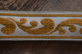 Bluebird Vintage Series - Ocher Flourishes Scroll