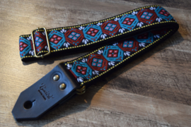Bluebird Vintage Custom - Turquoise & Bordeaux Diamond