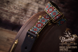 Bluebird Vintage Custom - Turquoise & Bordeaux Diamond