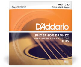 D'Addario EJ15 - Phosphor Bronze .010-.047