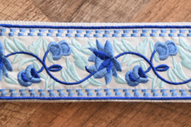 Bluebird Vintage Series - Silk Blue Embroidery