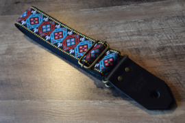 Bluebird Vintage Custom - Turquoise & Bordeaux Diamond