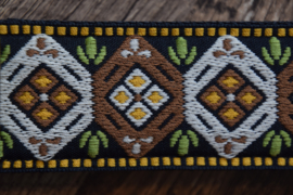 Bluebird Vintage Custom - Beige, Brown & Olive Diamond