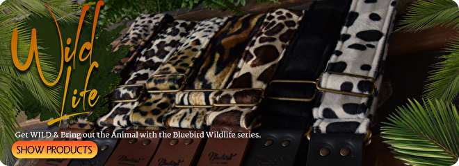 Bluebird Guitar Straps - Wildlife