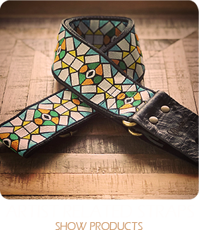 Bluebird Guitar Straps - Artist Related Series