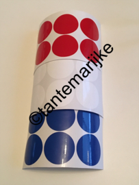 Confetti rood/wit/blauw