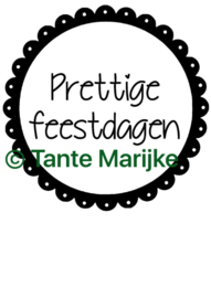 Prettige feestdagen