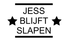 Sticker ... blijft slapen