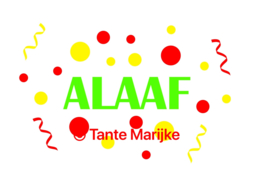 Alaaf met serpentine en confetti