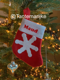 Kleine kerstsokjes met naam