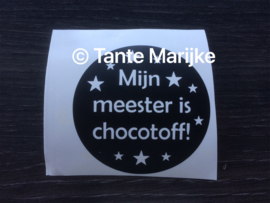 Losse sticker chocotoff